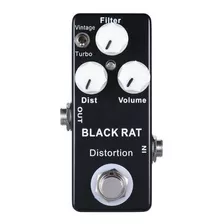 Pedal Distorção Mosky Black Rat + Nf + Garantia