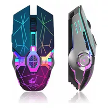 Mouse Gamer Inalámbrico Recargable Bluetooth