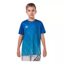 Camiseta Umbro Twr Gradient Diamond Juvenil - Azul Royal