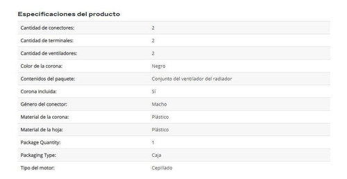 Ventilador Motor Completo Plymouth Grand Voyager 1997 Foto 3