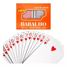 Conjunto 2 Baralhos Truco 100% Plástico 108 Cartas Lavável