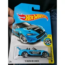 Hot Wheels Mazda Mx5 Miata Azul