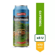 Cerveza Importada Kunstmann Torobayo Lata 470ml Pack X8