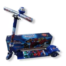 Patinete Infantil De 3 Rodas Marvel Homem Aranha Dm Radical