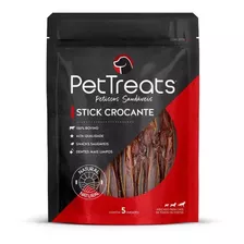 Petisco Natural P/ Cachorro Pet Treats Stick Crocante 5un