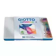 Lapices Giotto Supermina Lata X 36 Unidades Profesional Bic Color Surtidos