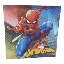 Individual Plastico 30x30 Cm Impermeable Infantil Spiderman