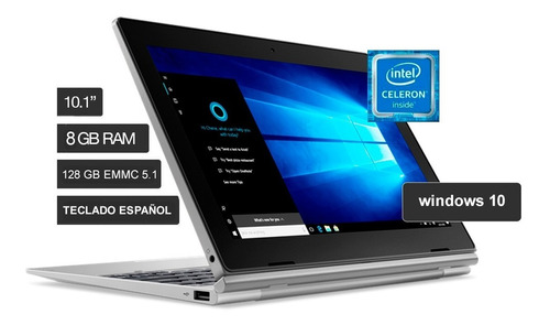 Laptop Lenovo Ideapad D330 10.1'' Hd Ips Celeron 2.80ghz 8gb