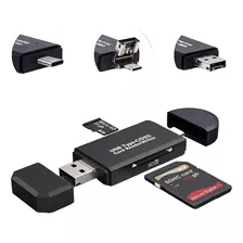 Leitor Cartão Sd All In 1 Otg Usb 3.0 | Tipo-c Android & Pc