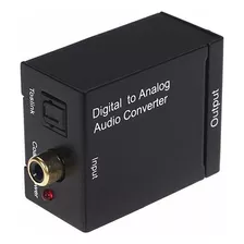 Convertidor De Audio Digital Óptico/coaxial A Análogo Rca