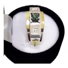 Anel De Formatura Masculino Em Prata 950 Emblemas Ouro 18k