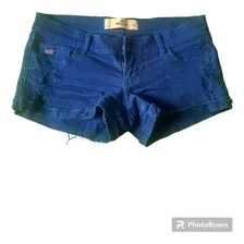 Short Jean Hollister Original Azul Talle 36. 