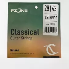 Encordado Para Guitarra Clasica Fzone Cl102