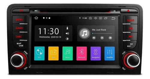 Estereo Audi A4 2002-2008 Android 10 Gps Touch Usb Radio Hd Foto 3