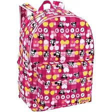 Mochila Escolar Infantil West Cuties Minie Colorizi Costas