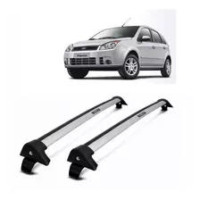 Rack Teto Ford Fiesta Hatch 4 Portas Cristalcar Preto Prata