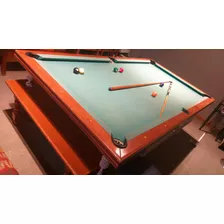 Mesa Multifuncional Pool , Ping Pong, Comedor En Cedro