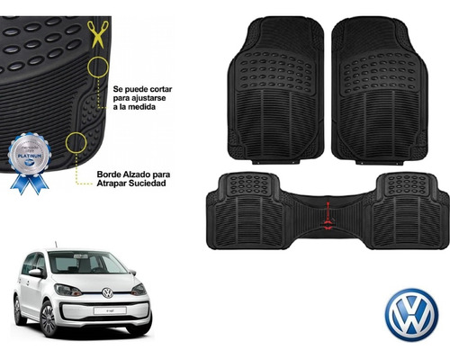 Funda De Tacto-piel Para Llave Control De Volkswagen 3 Boton