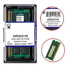 Memoria Ram Ddr3l ( Pc3l 1.35v ) 8gb 1600mhz Kingston 