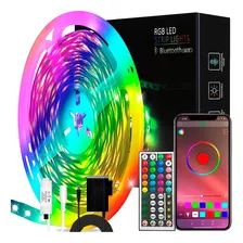 Cinta De Luz Led 20mts Rgb 5050 Bluetooth + Control Música