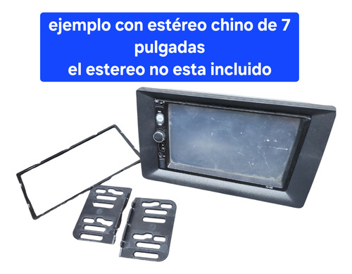 Base Frente Bisel Pantalla 7 PuLG Chrysler 300  2008 Al 2010 Foto 4