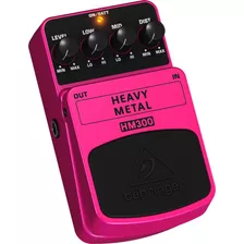 Pedal P Guitarra Hm300 Distorção Heavy Metal - Behringer +