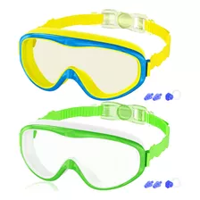 2 Gafas P/ Nadar Cooloo Anti Niebla, Protección Uv, Mod. G