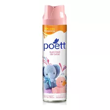 Desodorante Ambiental Poett Flores 360ml X 6 Unidades