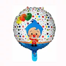 Pack 10 Globos Metálicos Payaso Plim Plim 45 Cm