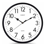 Ocest Reloj De Pared Decorativo De Cuarzo Silencioso De 13