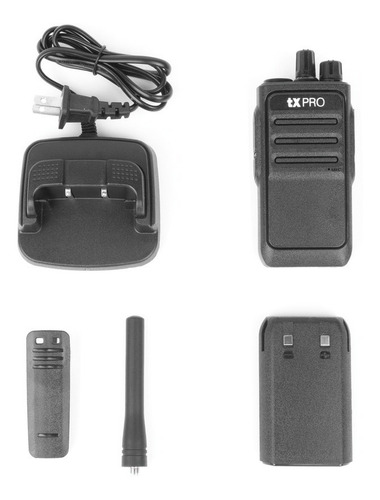 Kit 2 Radios Porttiles Txpro Uhf  Mhz, 16 Ch 2w Foto 2