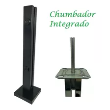 Coluna Torre 40cm Preto Chumbador Integrado Como Descrição
