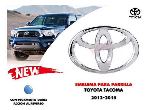 Emblema Para Parrilla Toyota Tacoma 2012-2015 Foto 2