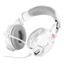 Fone De Ouvido Over-ear Gamer Com Fio Trust Carus Gxt 322 Snow Camo