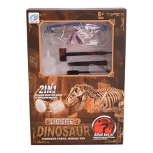 Juego De Paleontologo Dinosaurio Dos En Uno 30cm