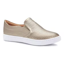 Tênis Slip On Conforto Tendência 1490082 Santineli Champagne