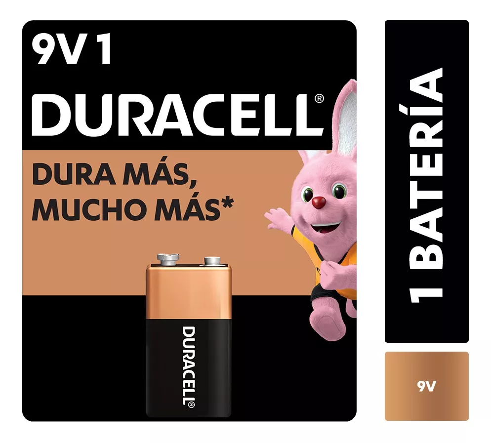 Batería Alcalina Duracell Blíster 9v