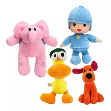 Pocoyo Peluche Original Bandai Lote 4pcs