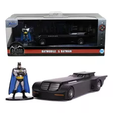 Batimovil Y Batman Serie Animada Batmobile Jada 1:32