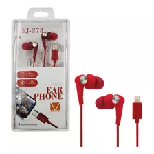 Audifonos In Ear Alambricos Celular Manos Libres Usb Tipo C