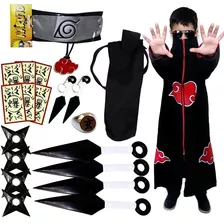 Kit Cosplay Akatsuki Bandana Zetsu + Anel + Colar + Porta 