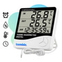 Termo Higrômetro Digital Htc-2 Com Sensor Externo Interno Medidor De Temperatura Umidade Ar