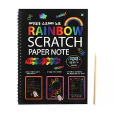 Libreta Raspable Scratch Art Note Arte Rascar Y Raspar