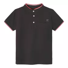 Playera Polo Mayoral Niño Cuello Mao Manga Corta