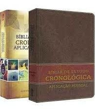 Bíblia De Estudo Cronológica Aplicação Pessoal - Tarja Marro