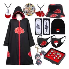 Kit De Ropa Naruto 21 Piezas Accesorios De Bata Akatsuki Ita