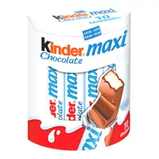 Chocolate Con Leche Kinder Maxi Caja X 10un