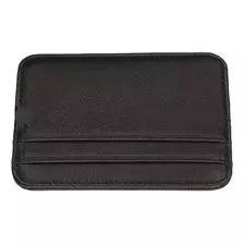 Billetera Slim, Porta Tarjetas Cuero Genuino (negra)