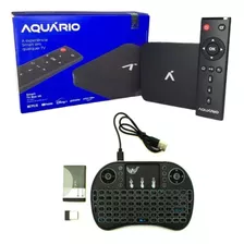 Tv Box Aquário Stv-3000 4k 8gb Anatel + Controle Bluetooth