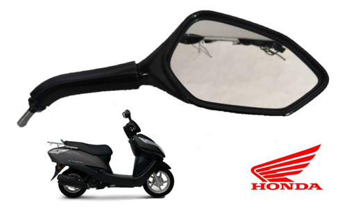 Espejos Para Honda Cruising Color Negro 100% Originales Foto 4